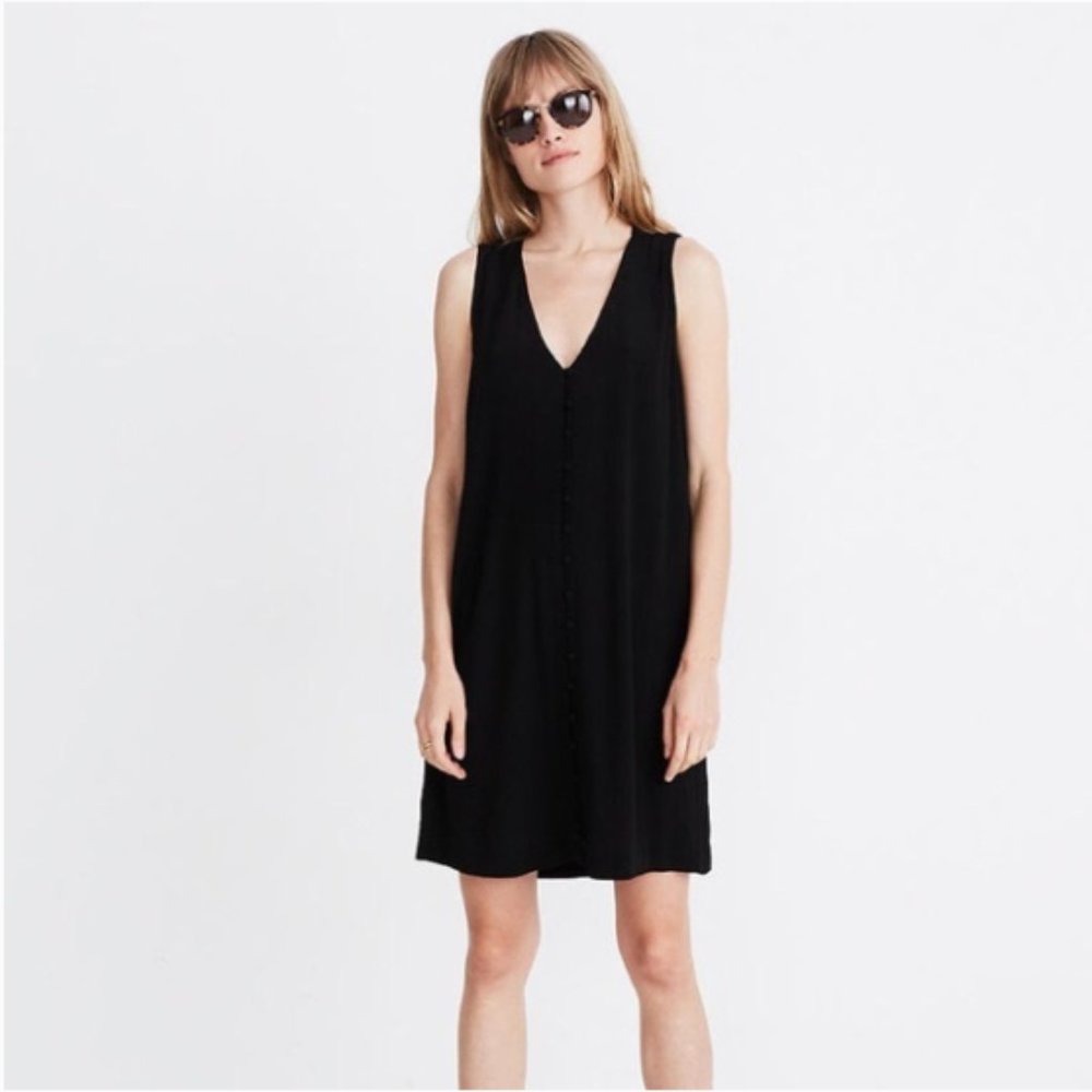 Madewell Heather Button-Front Dress